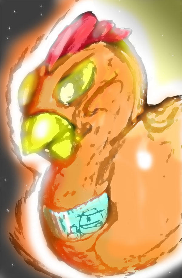 Space Chicken by stupidchicken on DeviantArt