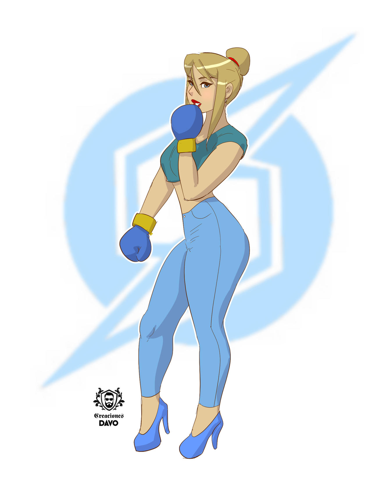 Boxe Samus Samus Boxing! by Davidd2505 on DeviantArt