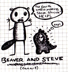 Beaver and Steve Rulz. by prudentia