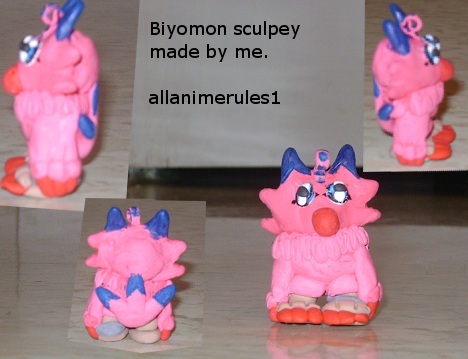 Biyomon sculpture