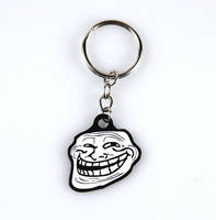 Trollface Keychain