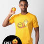 Blank Face Emoticon T-Shirt (Men's)