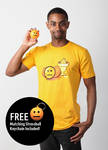 Blank Face Emoticon T-Shirt (Men's) by deviantWEAR