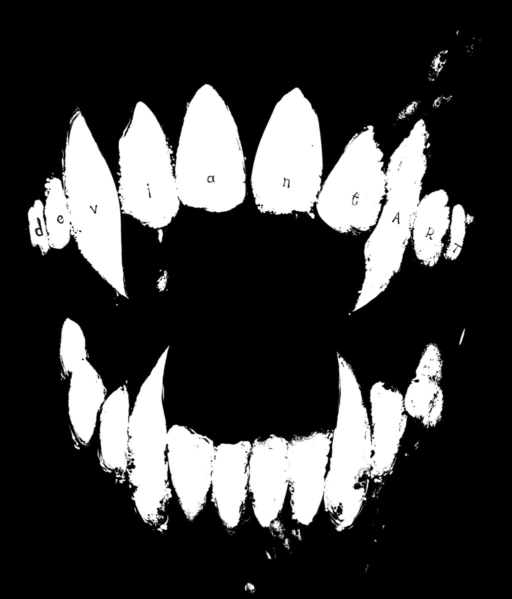 Fangs Shape Tooth Deviantart Fangs T-Shirt by deviantWEAR on DeviantArt