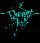 deviant Cursive T-Shirt - Black by deviantWEAR