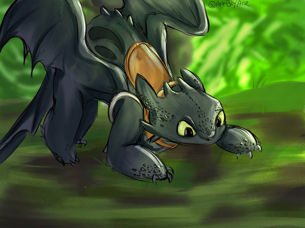 Toothless Vagrant toothless :) by artboyace on DeviantArt