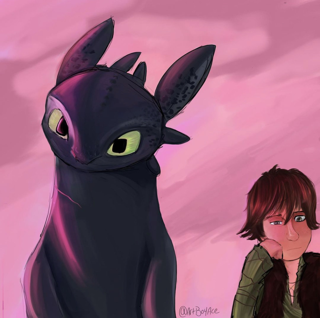 Toothless And Hiccup By Artboyace On DeviantArt toothless-and-hiccup-by-artboyace-on-deviantart