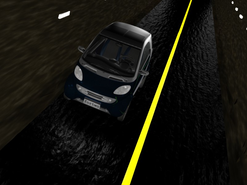 Smart car in Tunnel