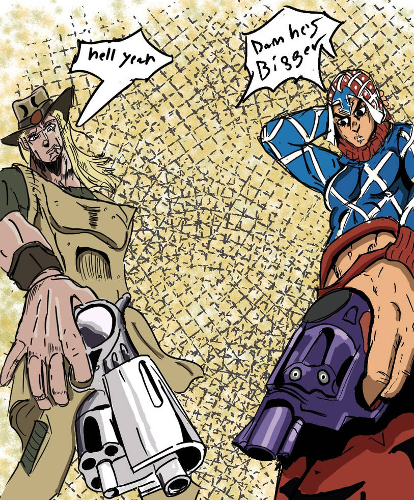Josuke Gun Jojo Paper Gun Stand at Jason Lindstrom blog