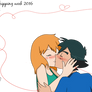 First kiss (Pokeshipping week 2016)