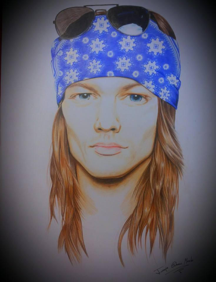 Axl Rose - Traditional art