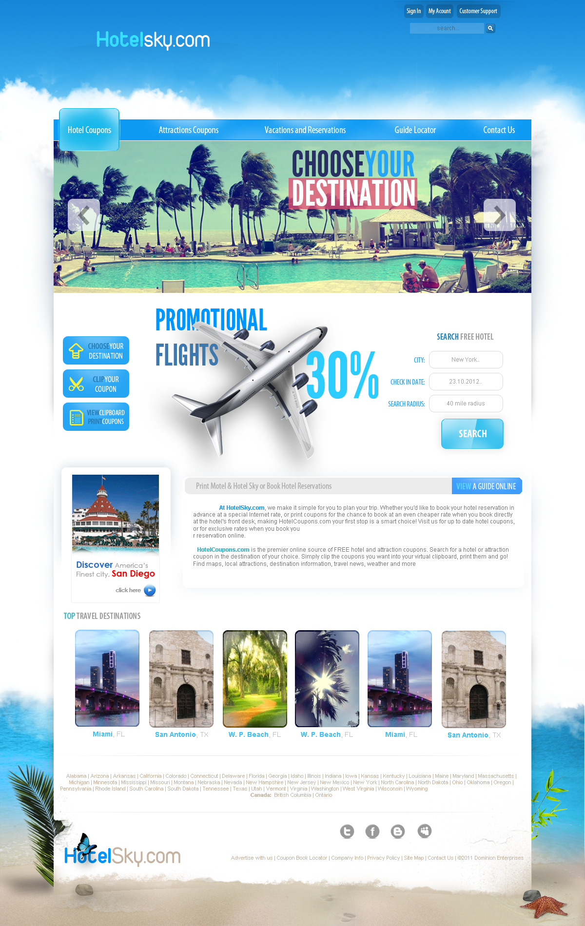 hotels and tourism