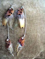 Long Feather Earrings