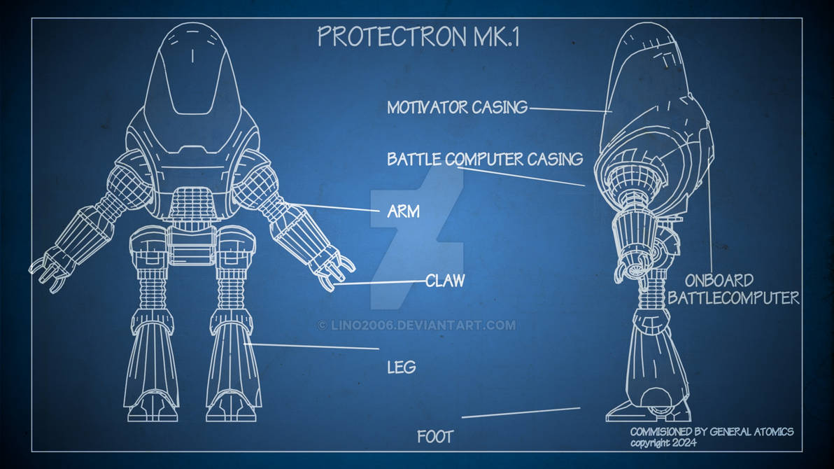 Protectron Logo Protectron Blueprint 1 by lino2006 on DeviantArt