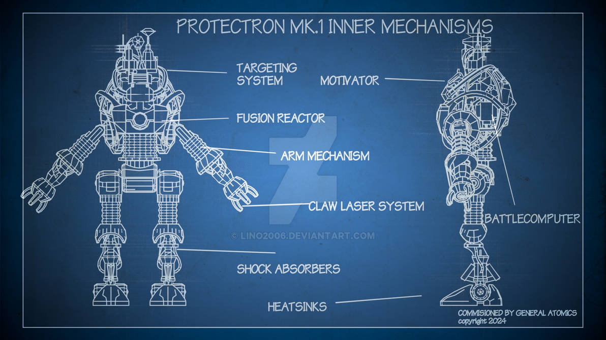 Protectron Logo Protectron Blueprint2 by lino2006 on DeviantArt