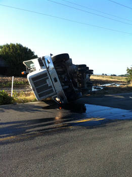 Flipped 18 wheeler