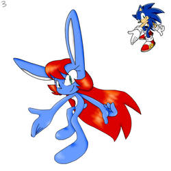 Star doing Sonic Poses 3