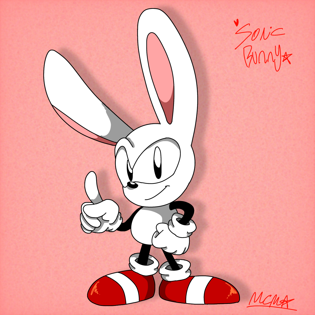 Sonic Beta Rabbit Sonic Bunny by speedstART on DeviantArt