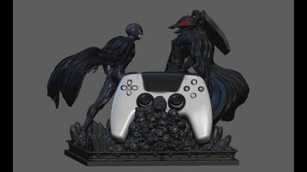 BERSERK GUTS FEMTO PS4 PS5 CONTROLLER HOLDER