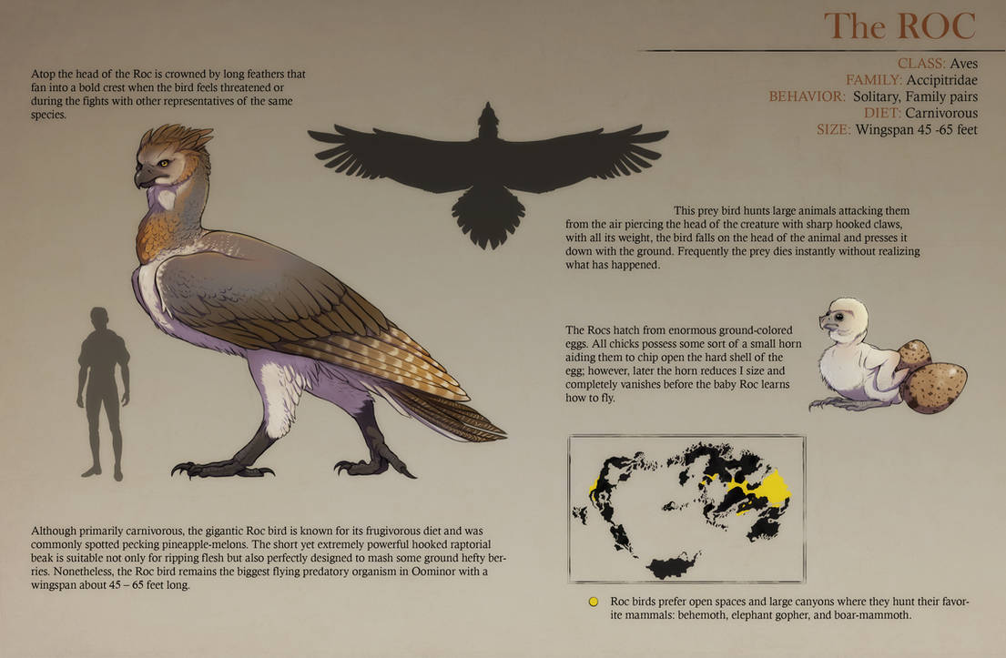 Fantasy Animals - Roc Bird by Roojoeus on DeviantArt