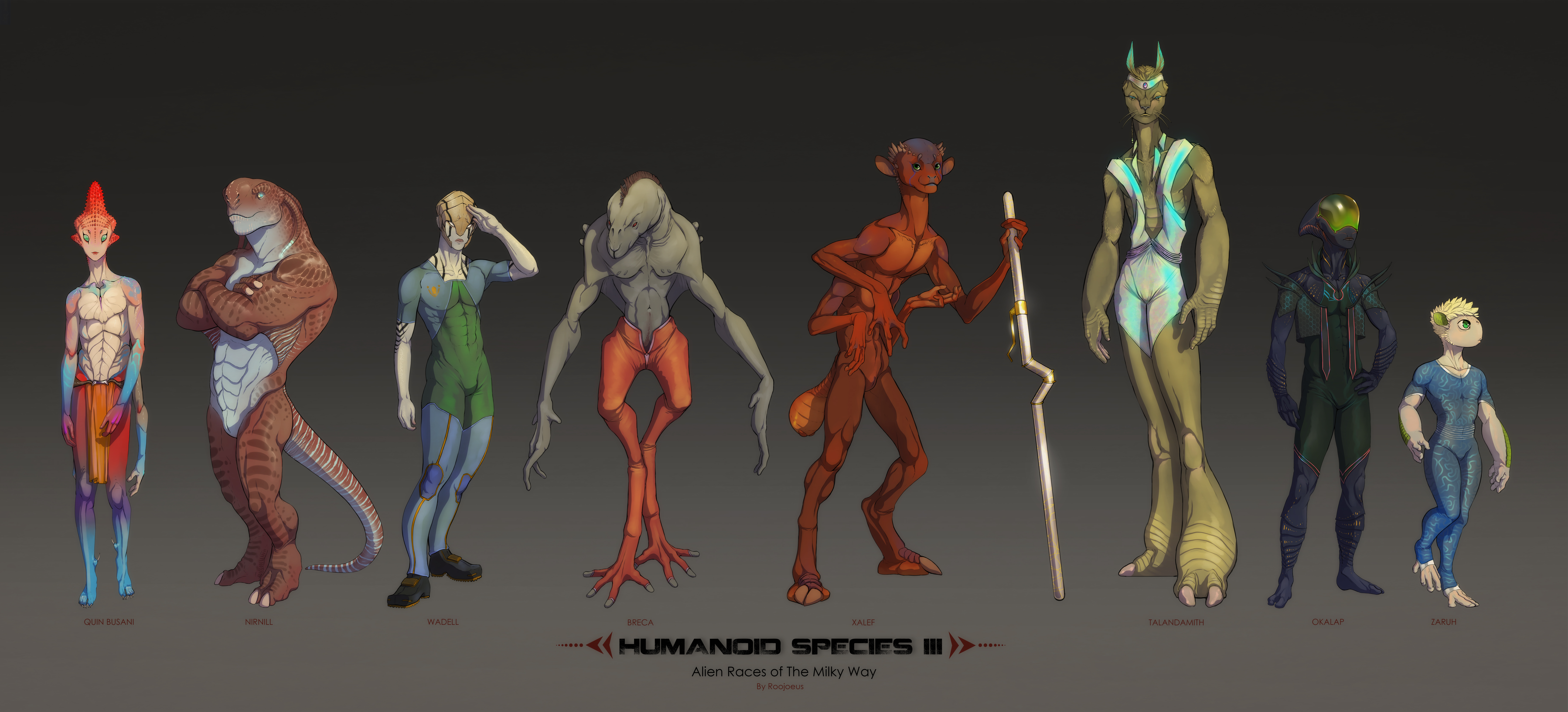 alien humanoid races
