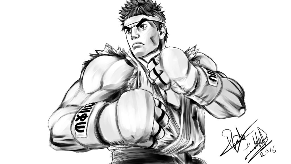 Drawing Practice Ryu Ryu (Practica/Practicing) by Railog on DeviantArt