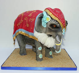 Indian Elephant Cake