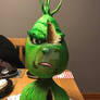 Cutting of the Grinch Cake