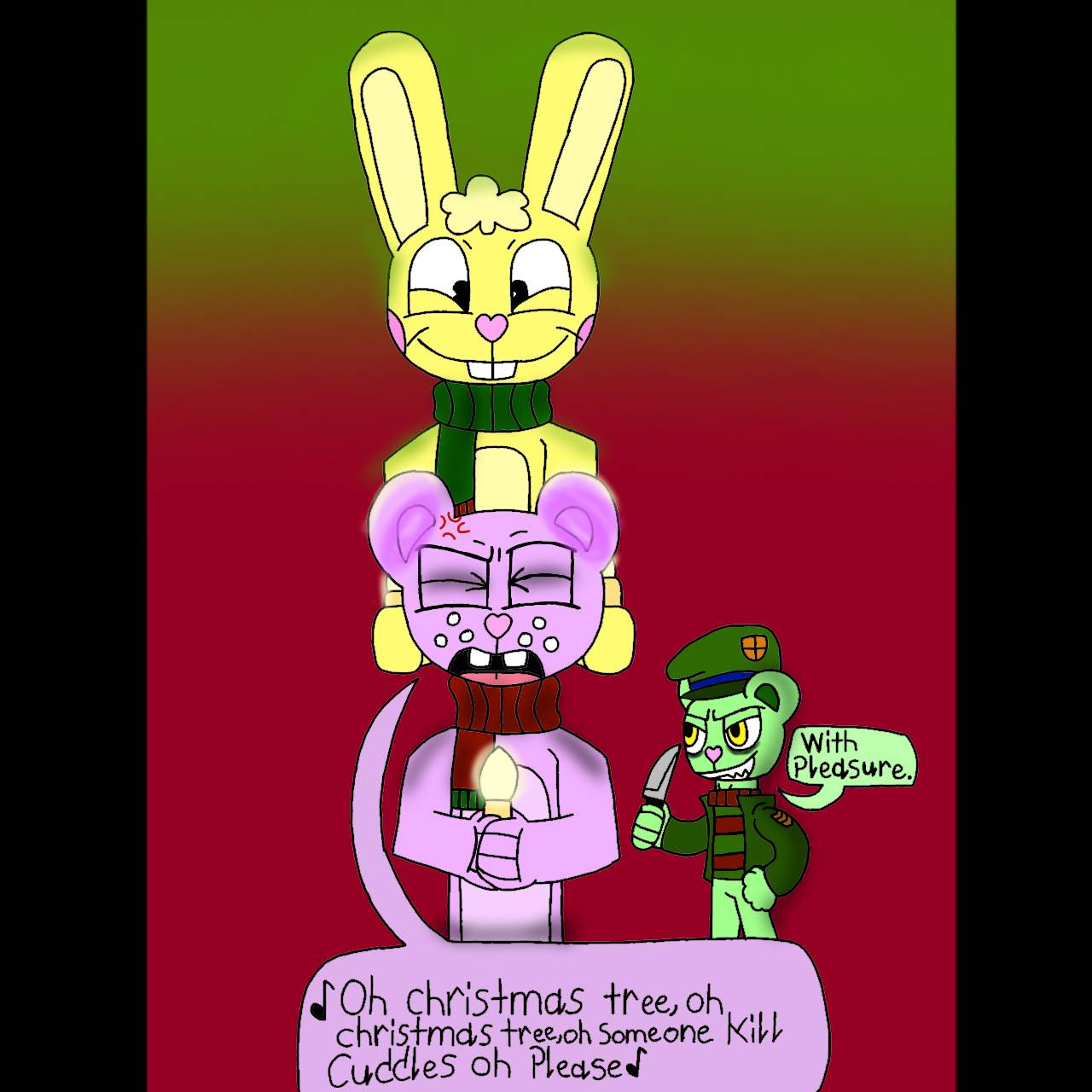 Toothy singing by DerekTahki on DeviantArt