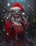 Zombie Claus by kerembeyit