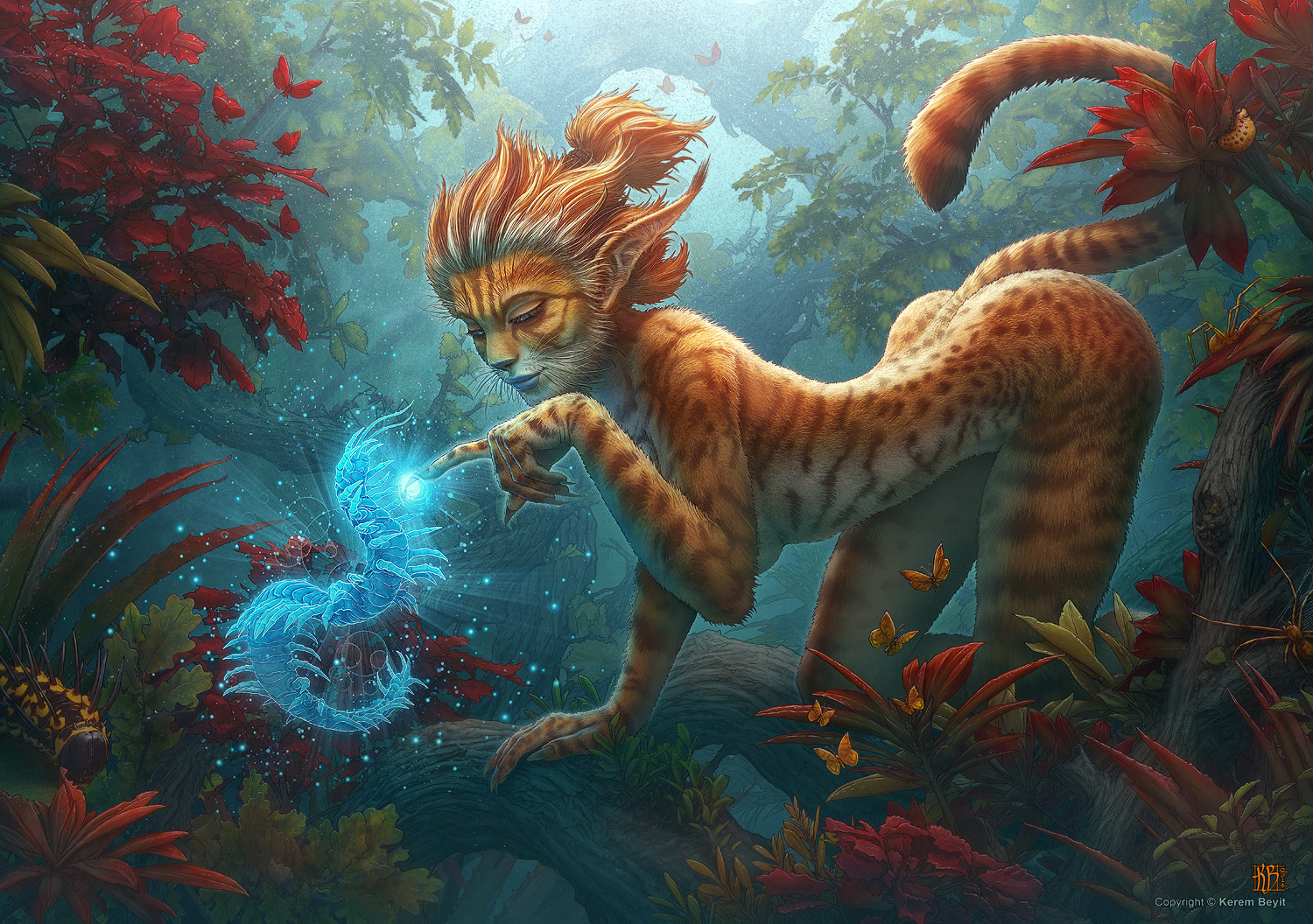 Poking The Centipede Spirit by kerembeyit