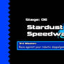 Sonic Adventure 2 Zone Title - Stardust Speedway