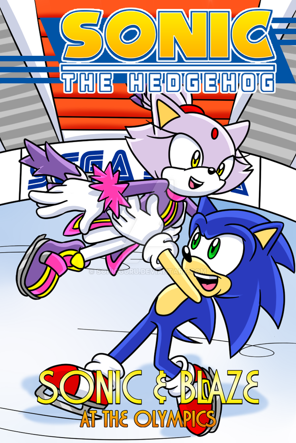 Sonic Comic Cover - Sonaze at the Olympics by Sonicguru on DeviantArt.
