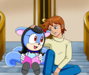 Kida and Chris - Sonic X by Sonicguru