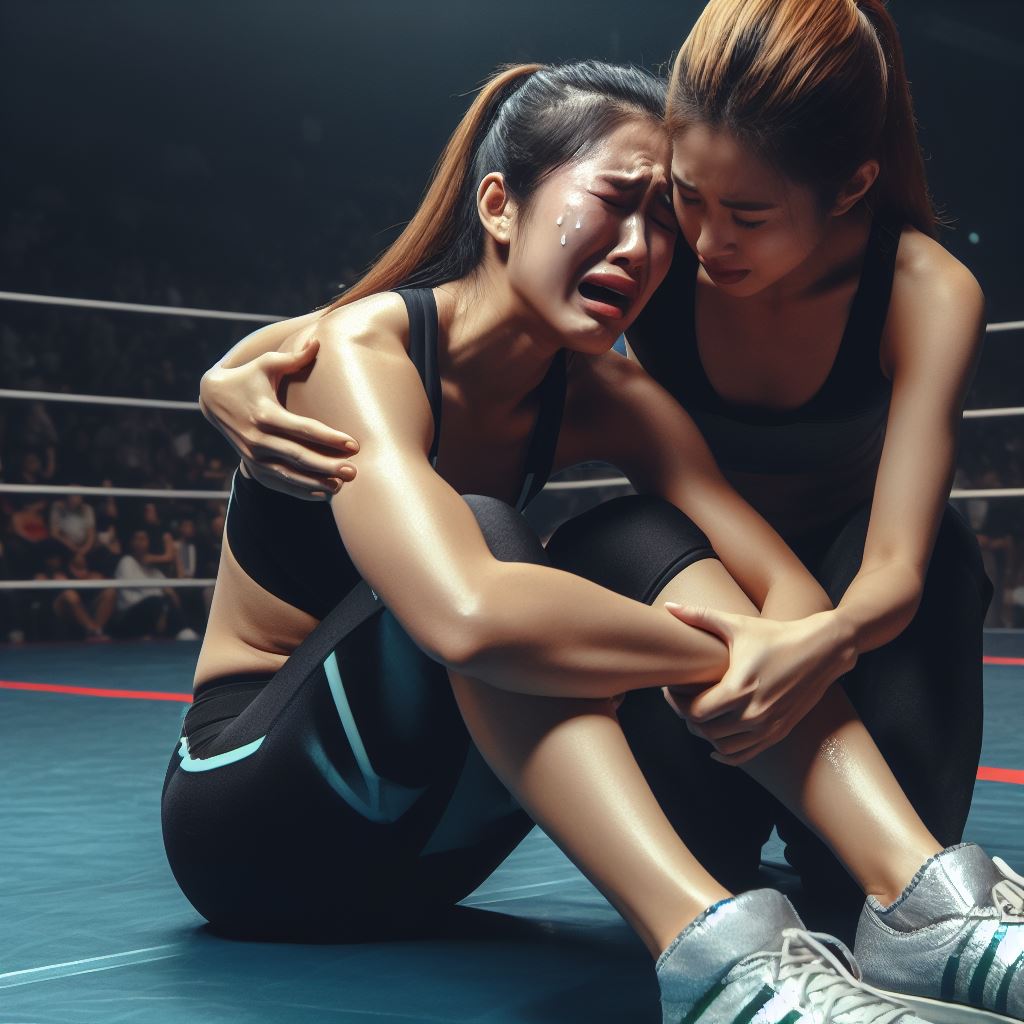 Loser of wrestling match crying by Hoo789 on DeviantArt