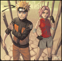 Naruto and Sakura