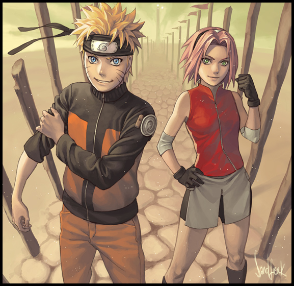 Naruto and Sakura