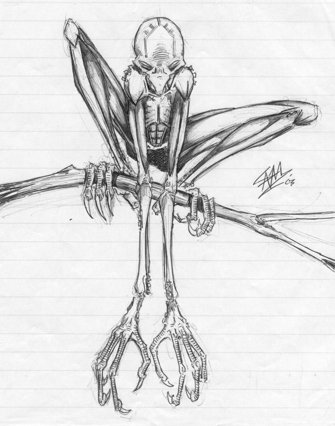 Grey Alien in Tree by Art-Minion-Andrew0 on DeviantArt