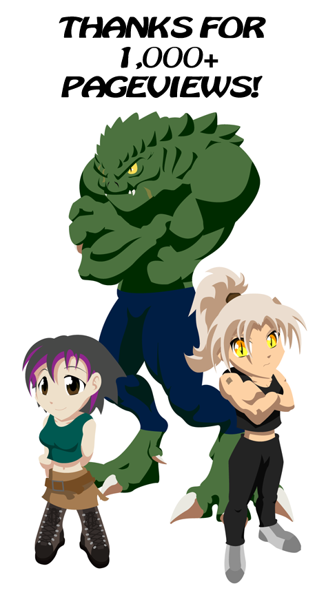 Thanks for 1,000 pageviews by AndrewSMinniear on DeviantArt