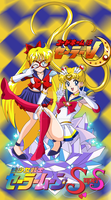 Sailor V and Super Sailor Moon