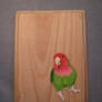 WIP: Lovebird Plaque 2