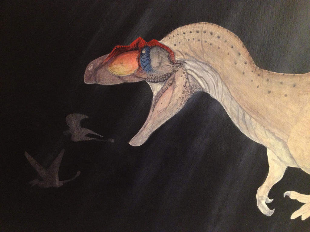 WIP: Allosaurus and Campylognathoides by Raven-and-Fox