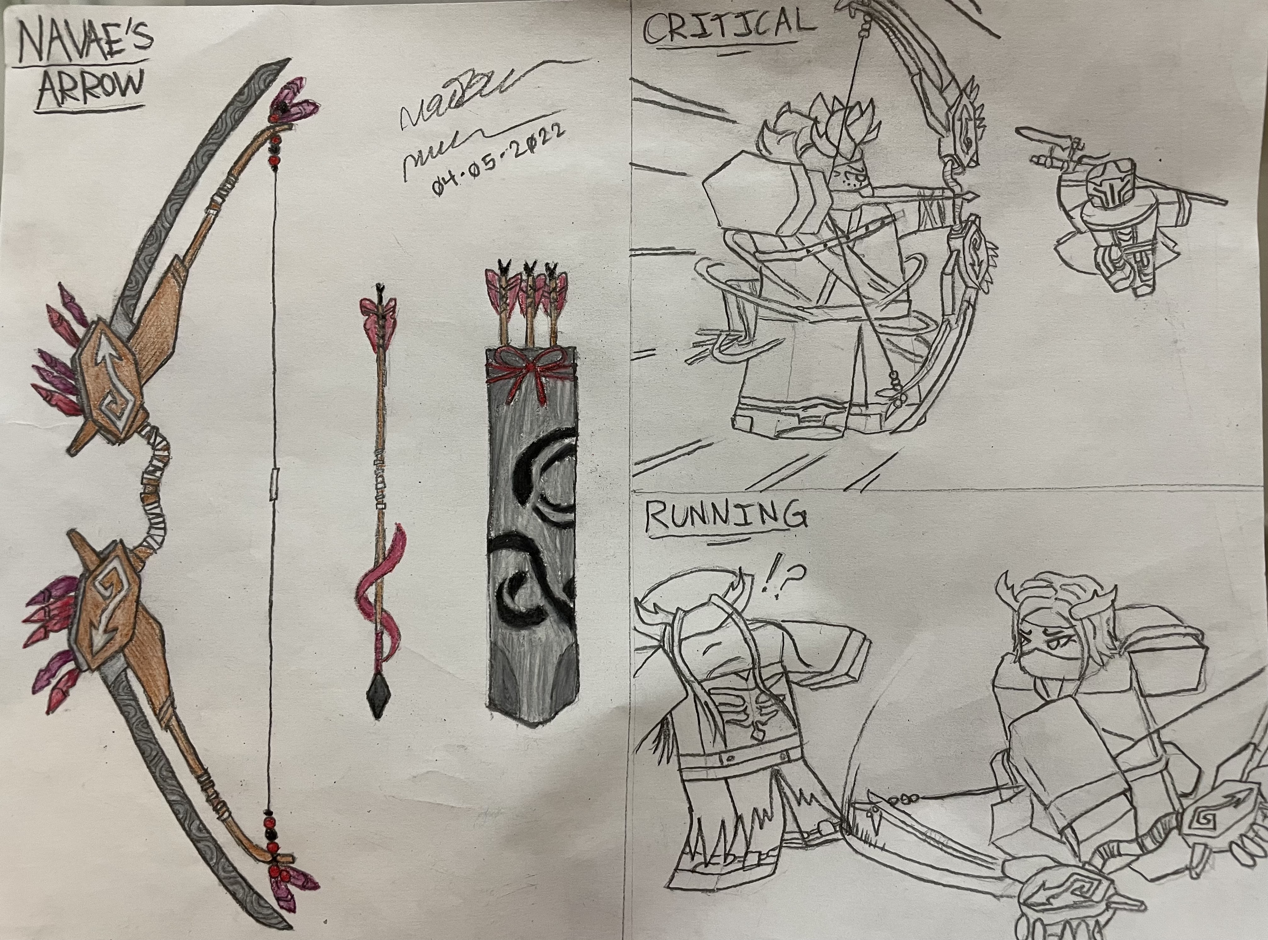 Deepwoken Weapon Concept: Navae's Arrow by Tetrodojinn on DeviantArt