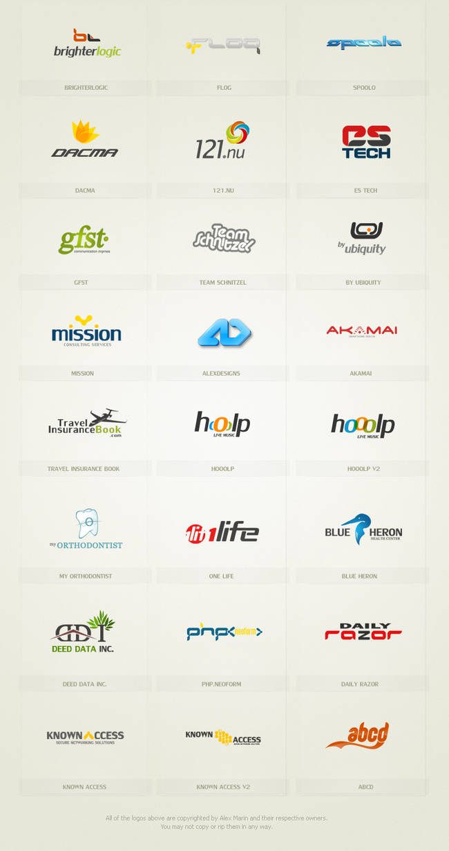 LogoPack by alexdesigns