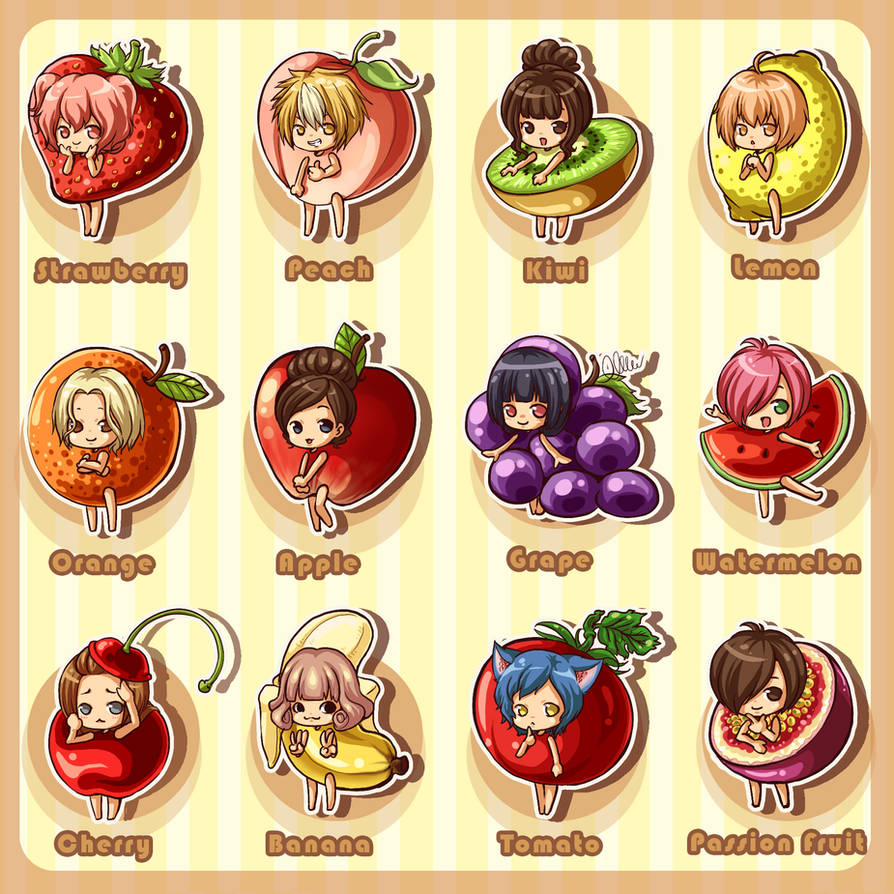 Chibi Blowing Raspberry Commission - Fruity Chibi by moremindmel0dy on DeviantArt