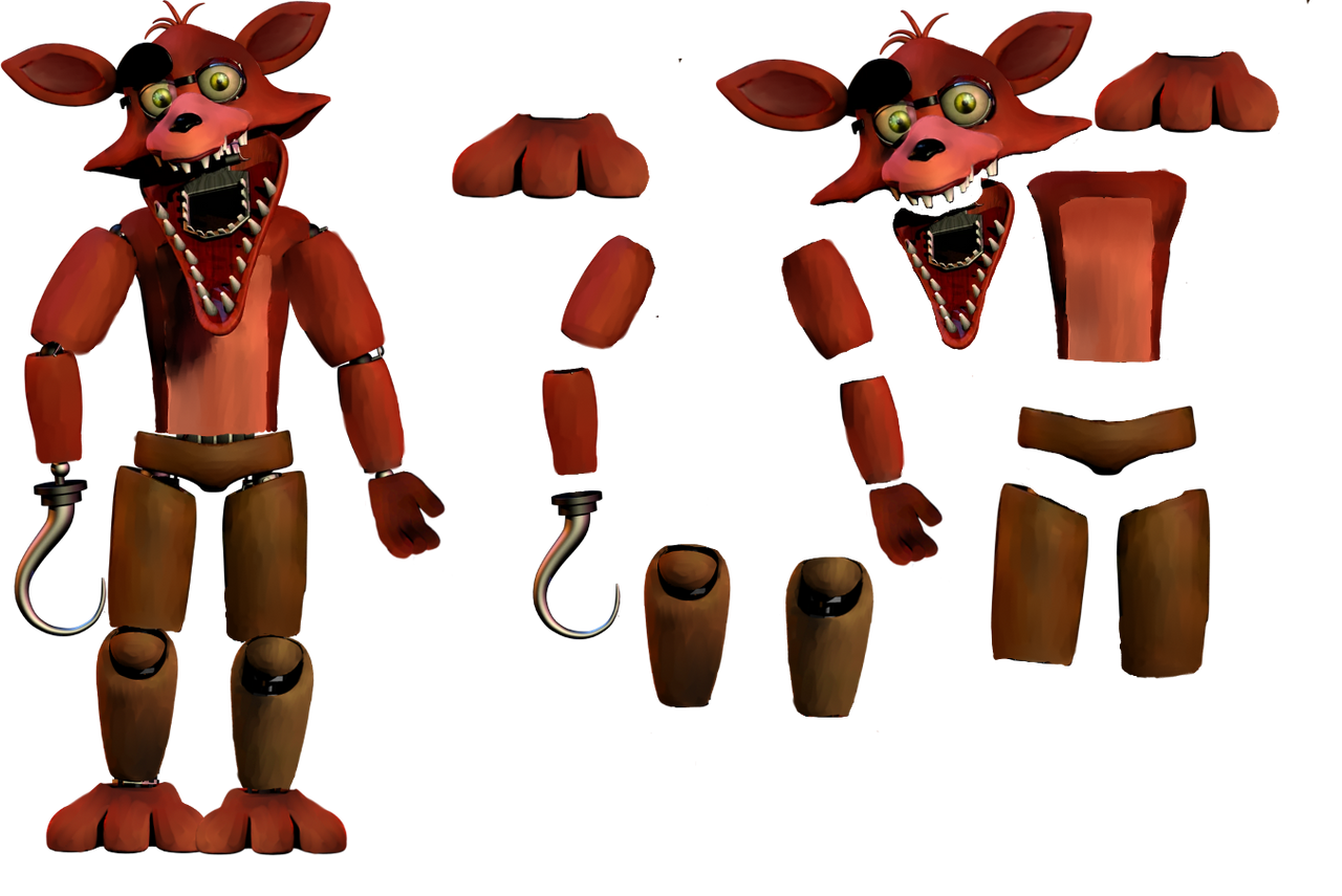 Fixed withered Foxy (Help Wanted) by Fnaf-fan201 on DeviantArt