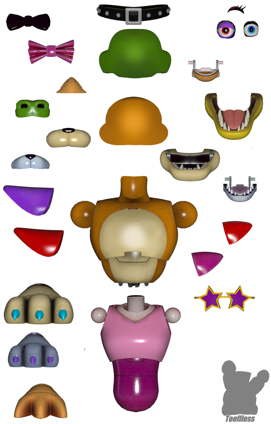 Freddy (FnaF 1) resources by De-activating on DeviantArt