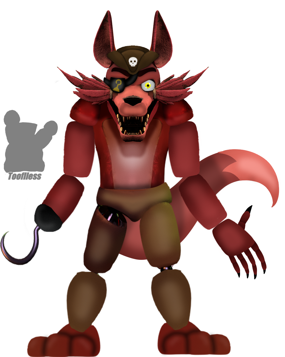 Fixed Withered Foxy by ThePuppetBB on DeviantArt