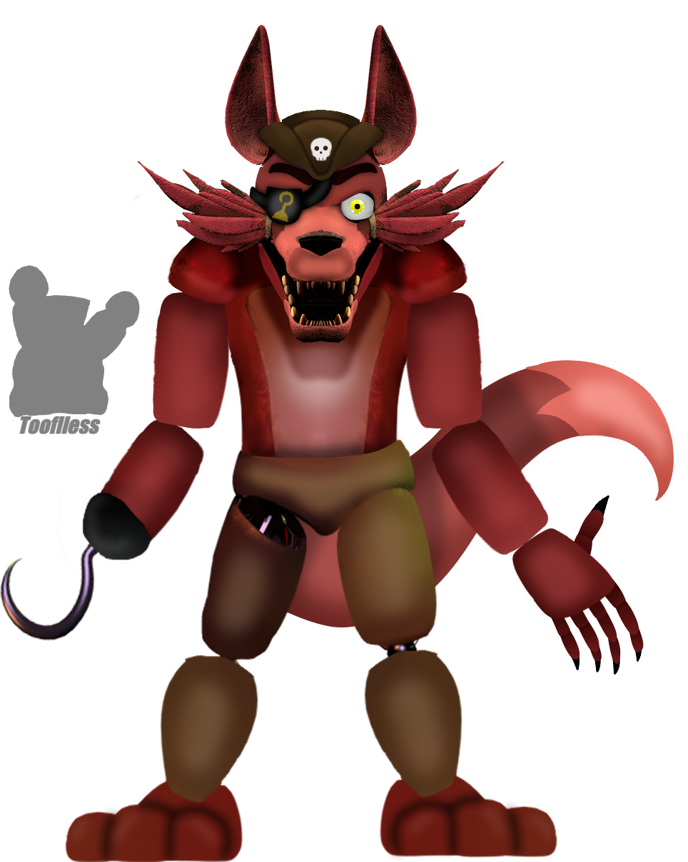 Fixed Withered Foxy by TheInkB0nnie on DeviantArt