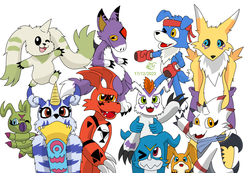 Deviantart Reference Digimon Digimon (digital) by ThomTails on DeviantArt